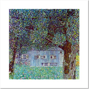 Farmhouse in Upper Austria by Gustav Klimt Posters and Art